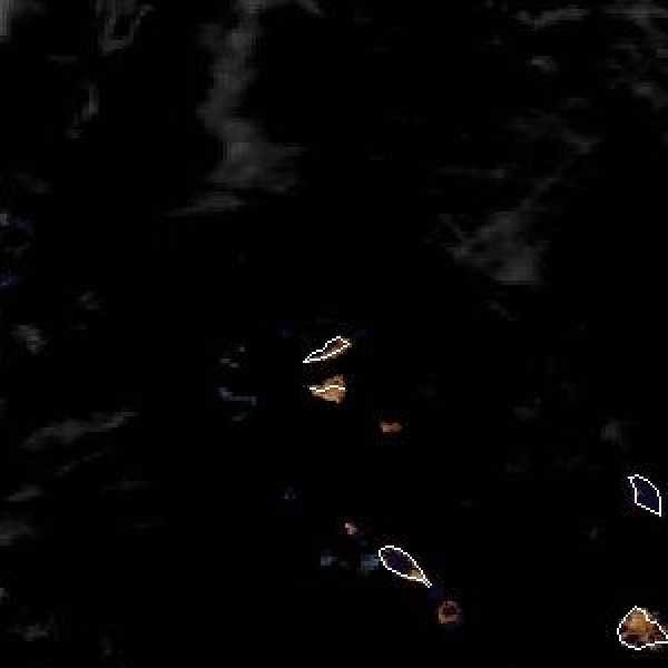 météo tropicale : Image satellite .