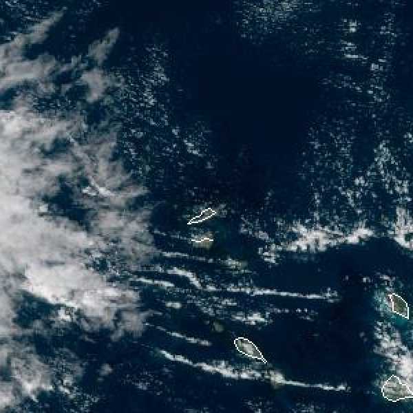 météo tropicale : Image satellite .
