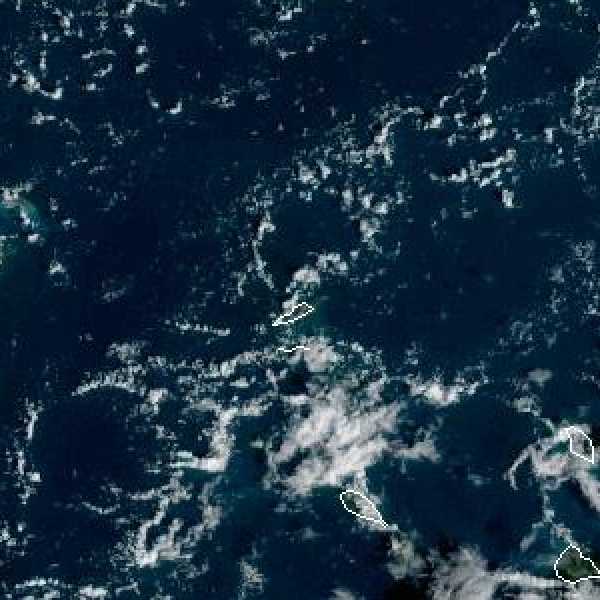 météo tropicale : Image satellite .