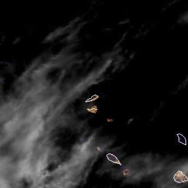 météo tropicale : Image satellite .