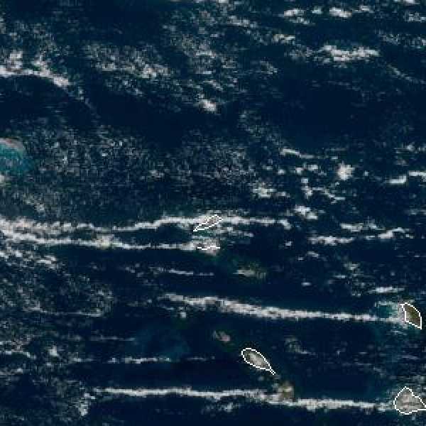 météo tropicale : Image satellite .