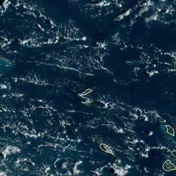 météo tropicale : Image satellite .