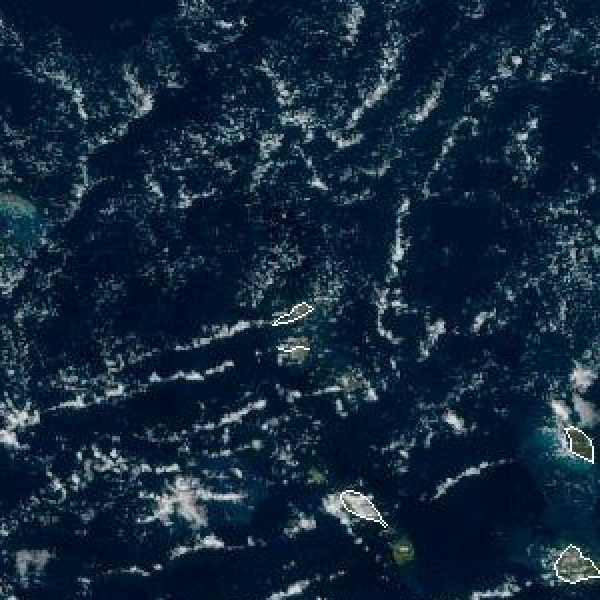 météo tropicale : Image satellite .