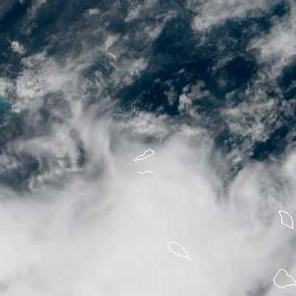 météo tropicale : Image satellite .