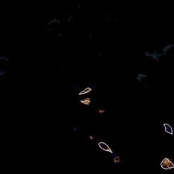 météo tropicale : Image satellite .