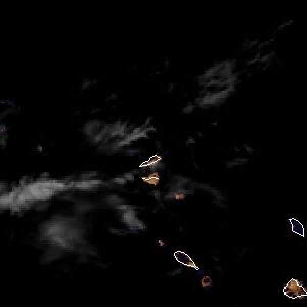 météo tropicale : Image satellite .