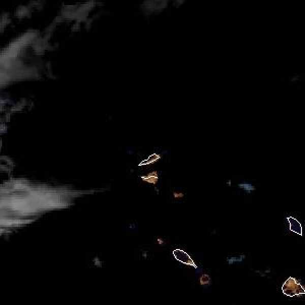 météo tropicale : Image satellite .