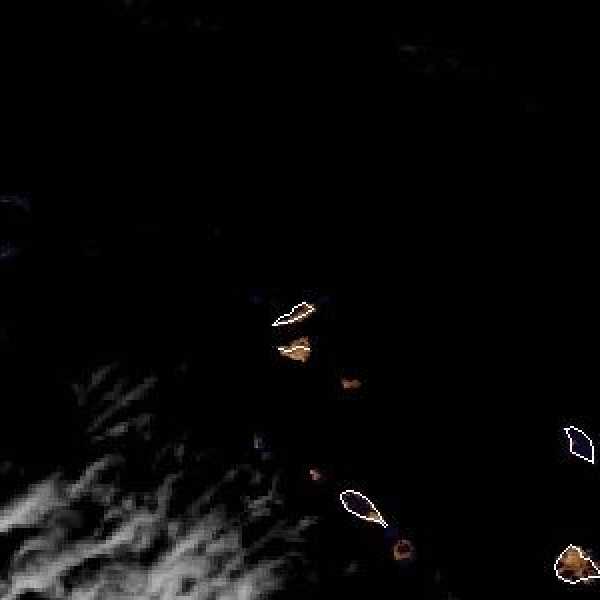 météo tropicale : Image satellite .
