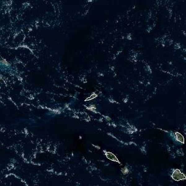 météo tropicale : Image satellite .