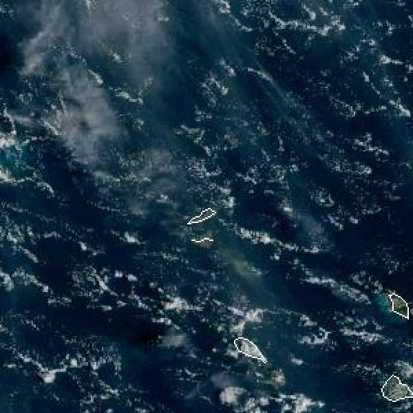 météo tropicale : Image satellite .