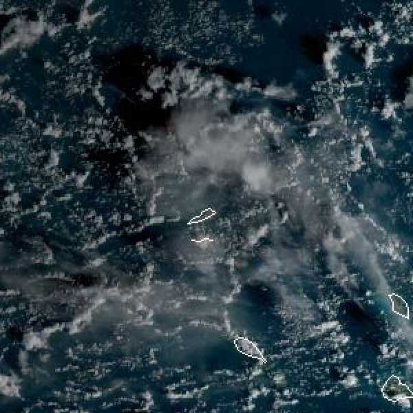 météo tropicale : Image satellite .