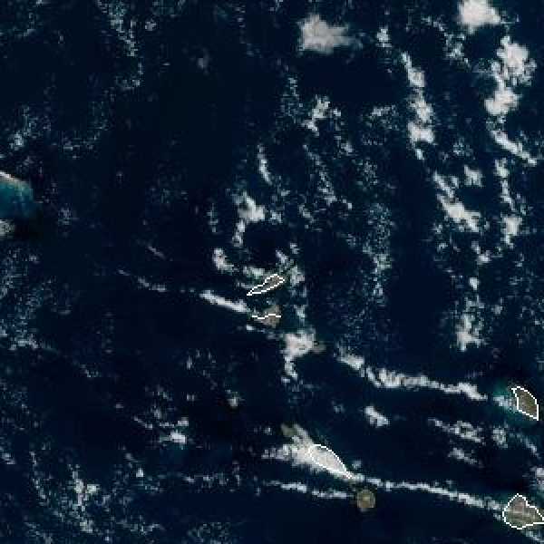 météo tropicale : Image satellite .