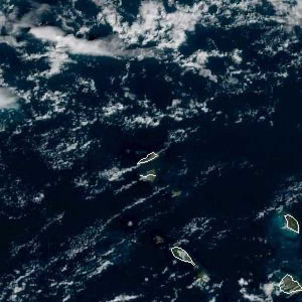 météo tropicale : Image satellite .