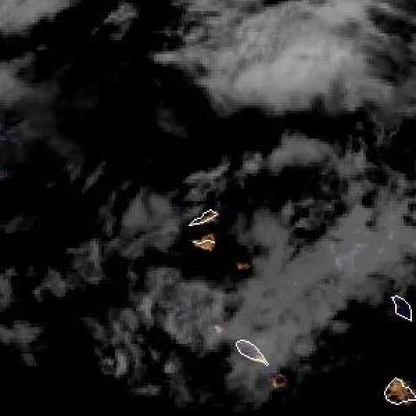 météo tropicale : Image satellite .