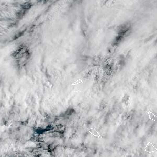 météo tropicale : Image satellite .