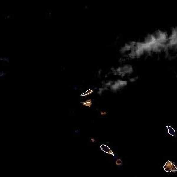 météo tropicale : Image satellite .