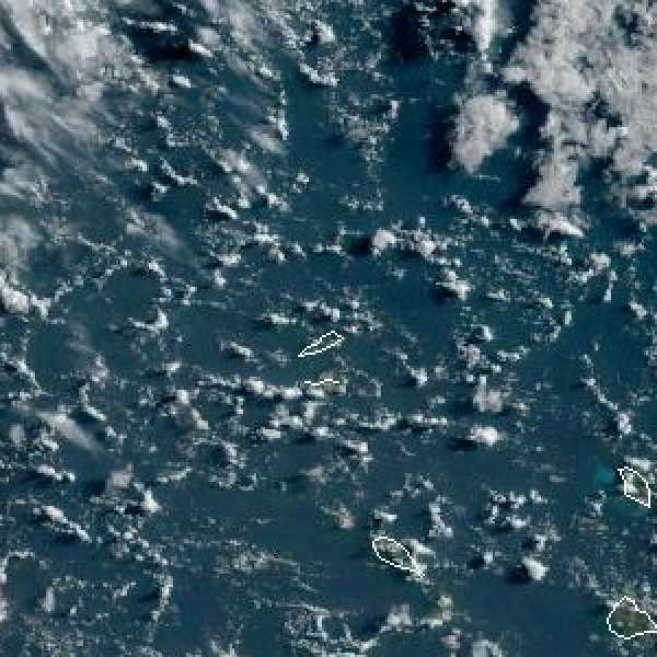 météo tropicale : Image satellite .
