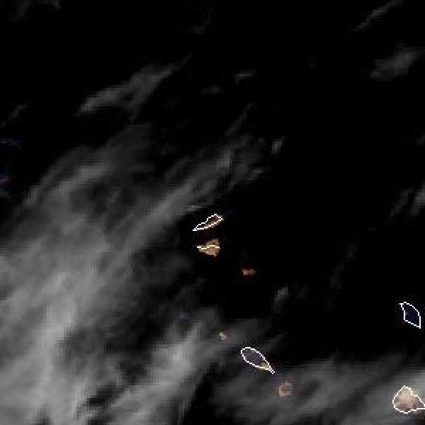 météo tropicale : Image satellite .