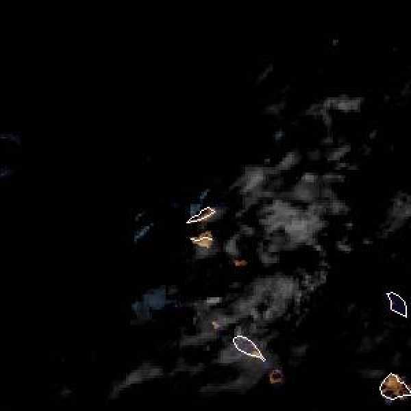météo tropicale : Image satellite .