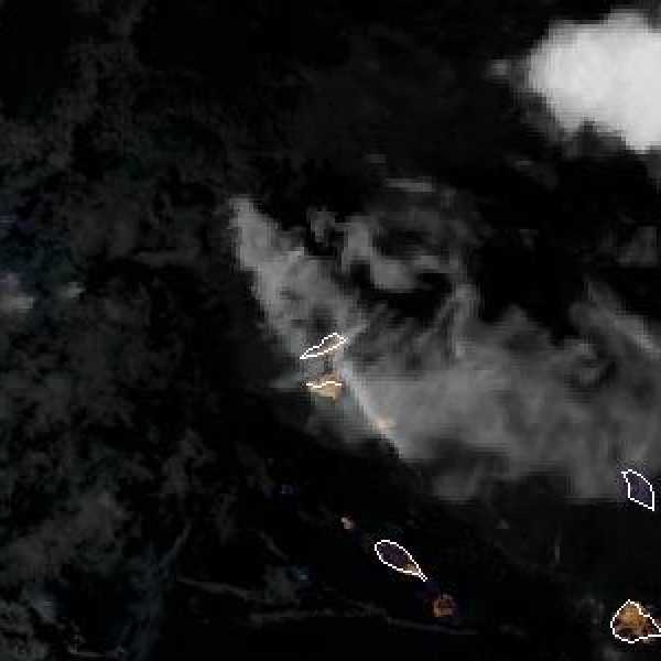 météo tropicale : Image satellite .