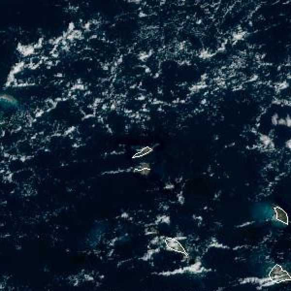 météo tropicale : Image satellite .