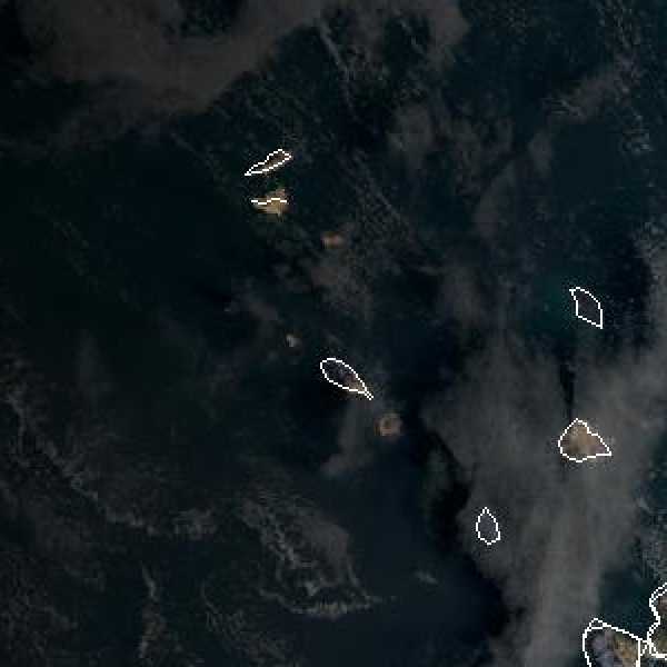 météo tropicale : Image satellite .