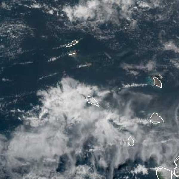 météo tropicale : Image satellite .