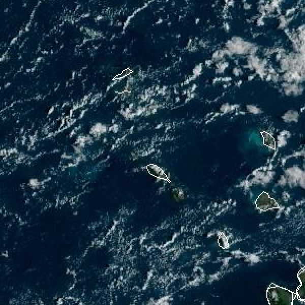 météo tropicale : Image satellite .