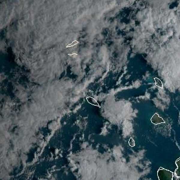 météo tropicale : Image satellite .