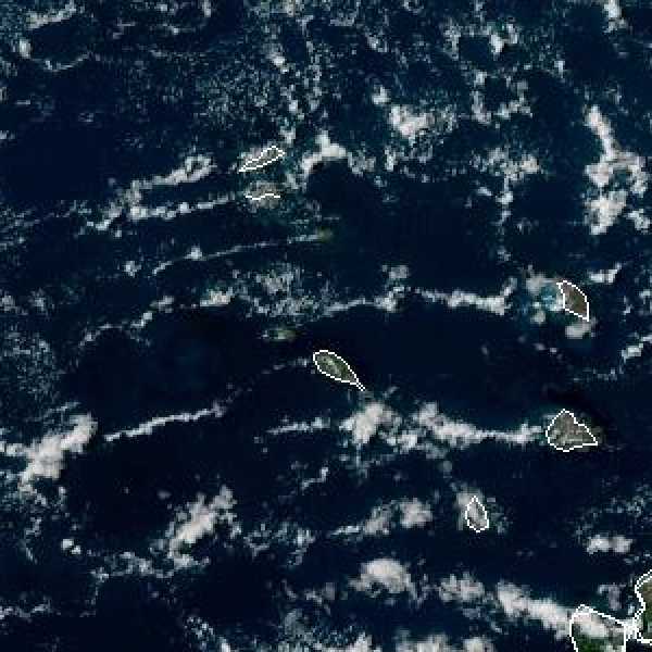météo tropicale : Image satellite .
