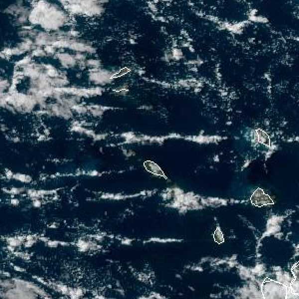 météo tropicale : Image satellite .