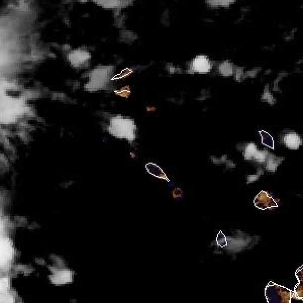 météo tropicale : Image satellite .