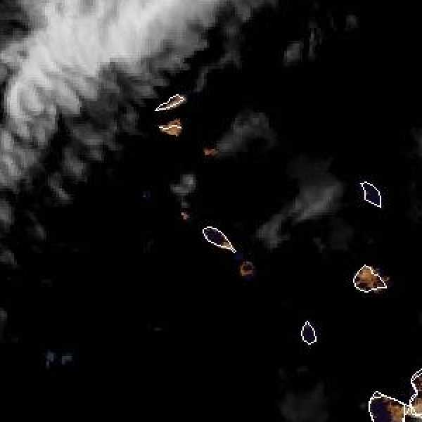 météo tropicale : Image satellite .