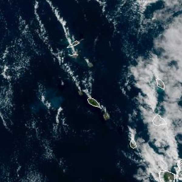 météo tropicale : Image satellite .
