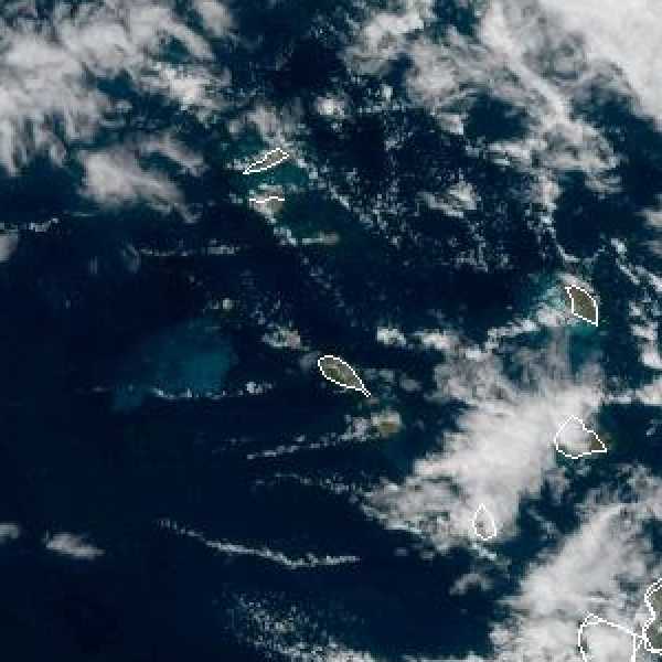 météo tropicale : Image satellite .