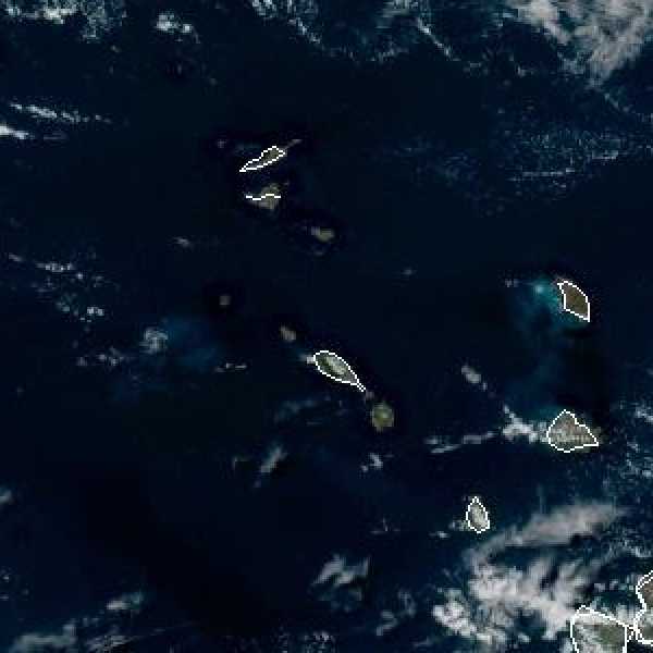 météo tropicale : Image satellite .