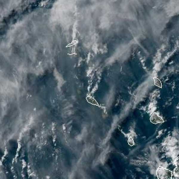 météo tropicale : Image satellite .