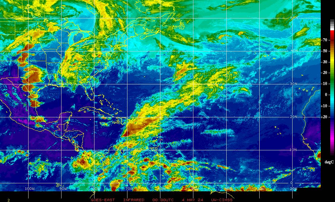 Météo Tropicale Antilles Cyclones et ouragans sur le bassin Atlantique