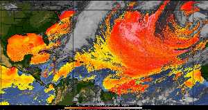 Météo tropicale : Air sec et densité de poussière dans l'air.