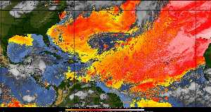 Météo tropicale : Air sec et densité de poussière dans l'air.