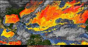 Météo tropicale : Air sec et densité de poussière dans l'air.