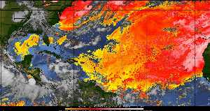 Météo tropicale : Air sec et densité de poussière dans l'air.