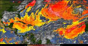 Météo tropicale : Air sec et densité de poussière dans l'air.