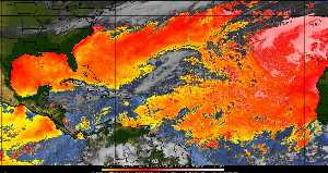 Météo tropicale : Air sec et densité de poussière dans l'air.