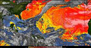 Météo tropicale : Air sec et densité de poussière dans l'air.