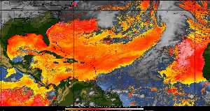 Météo tropicale : Air sec et densité de poussière dans l'air.