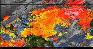 Météo tropicale : Air sec et densité de poussière dans l'air.