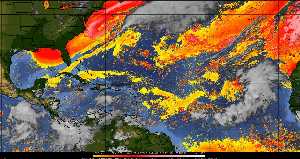Météo tropicale : Air sec et densité de poussière dans l'air.