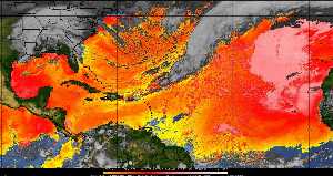 Météo tropicale : Air sec et densité de poussière dans l'air.