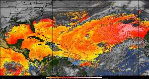 Météo tropicale : Air sec et densité de poussière dans l'air.